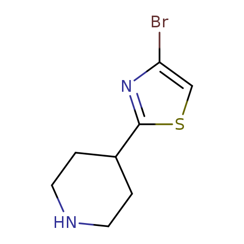 Piperidine, 4-(4-bromo-2-thiazolyl)-