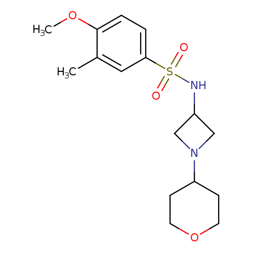 4-methoxy-3-methyl-N-[1-(oxan-4-yl)azetidin-3-yl]benzene-1-sulfonamide