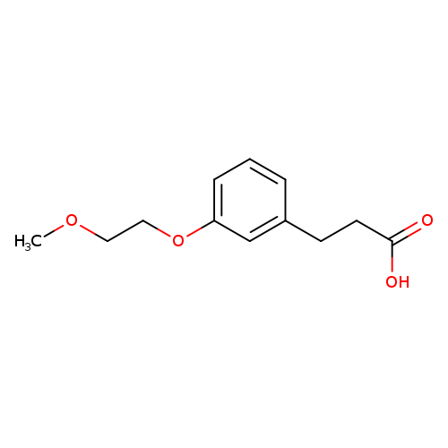 3-[3-(2-Methoxyethoxy)phenyl]propanoic acid