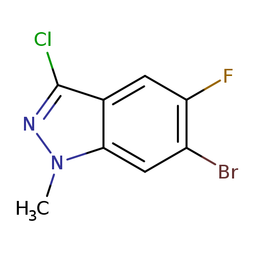 1H-Indazole, 6-bromo-3-chloro-5-fluoro-1-methyl-