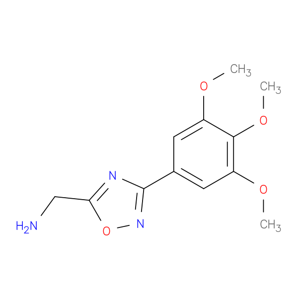 [3-(3,4,5-trimethoxyphenyl)-1,2,4-oxadiazol-5-yl]methanamine