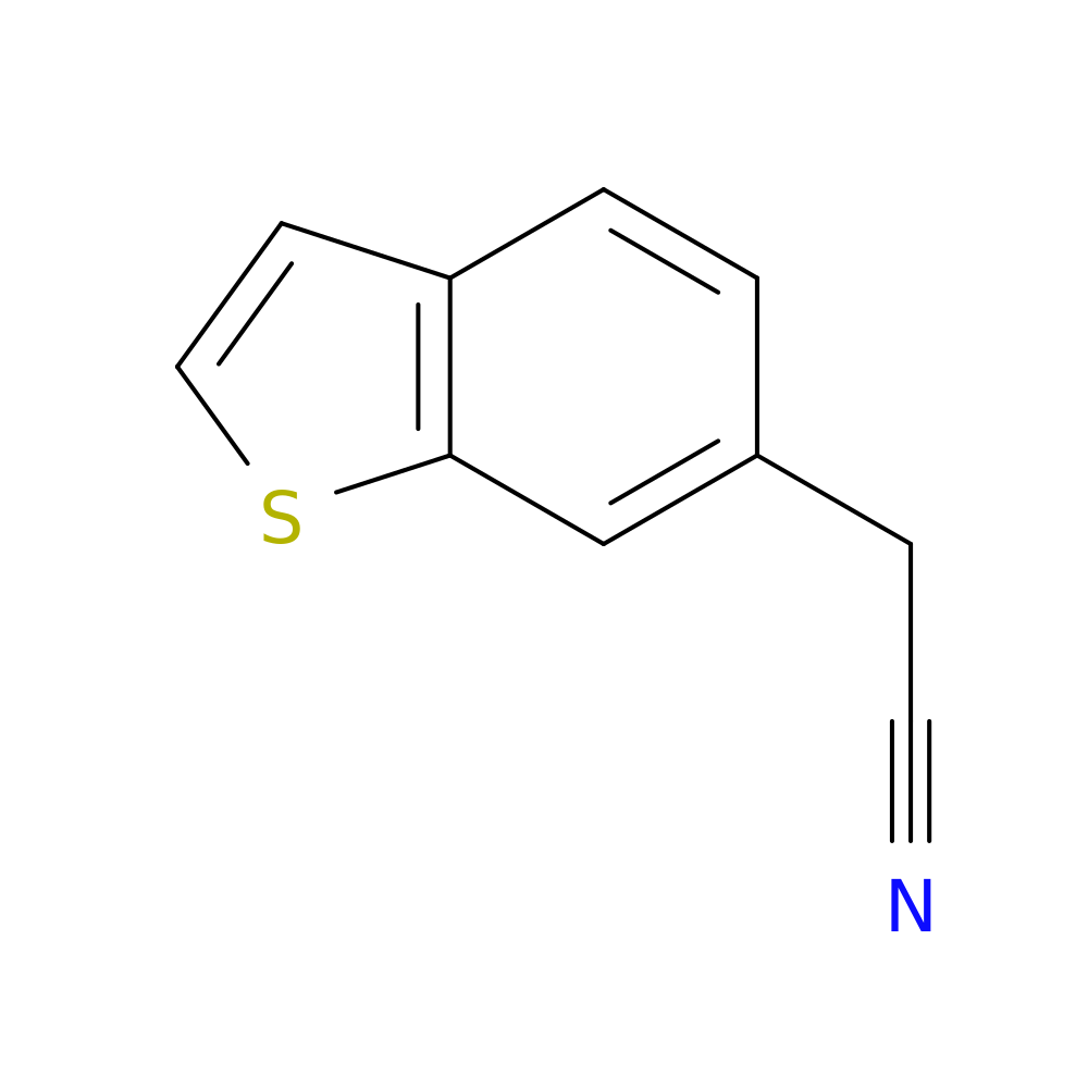 2-(1-benzothiophen-6-yl)acetonitrile