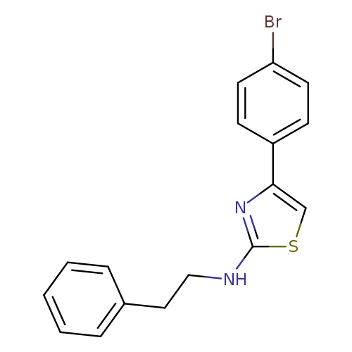 4-(4-bromophenyl)-N-(2-phenylethyl)-1,3-thiazol-2-amine