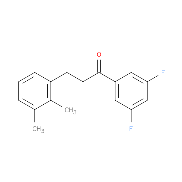 3',5'-Difluoro-3-(2,3-dimethylphenyl)propiophenone