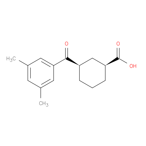 cis-3-(3,5-Dimethylbenzoyl)cyclohexane-1-carboxylic acid
