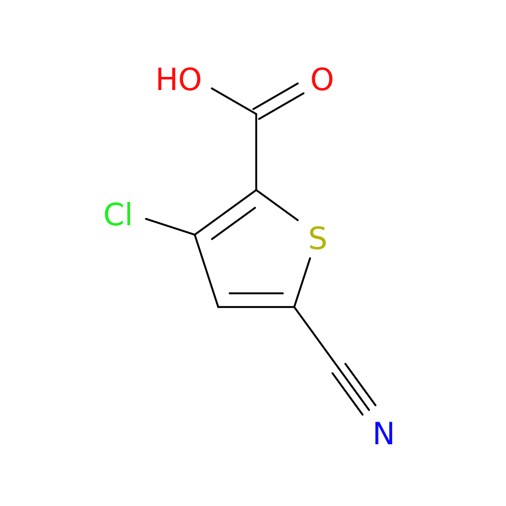 3-chloro-5-cyanothiophene-2-carboxylic acid