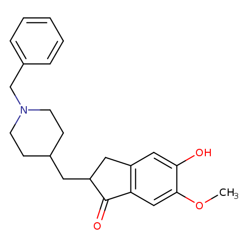 1H-Inden-1-one, 2,3-dihydro-5-hydroxy-6-methoxy-2-[[1-(phenylmethyl)-4-piperidinyl]methyl]-