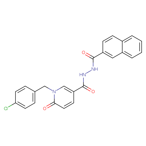 N'-{1-[(4-chlorophenyl)methyl]-6-oxo-1,6-dihydropyridine-3-carbonyl}naphthalene-2-carbohydrazide