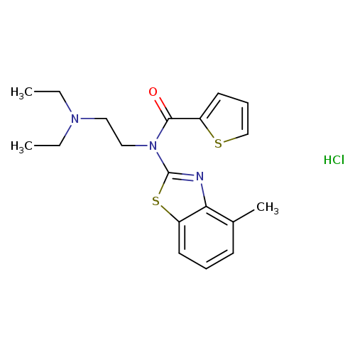 N-[2-(diethylamino)ethyl]-N-(4-methyl-1,3-benzothiazol-2-yl)thiophene-2-carboxamide hydrochloride