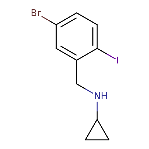 (5-Bromo-2-iodo-benzyl)-cyclopropyl-amine