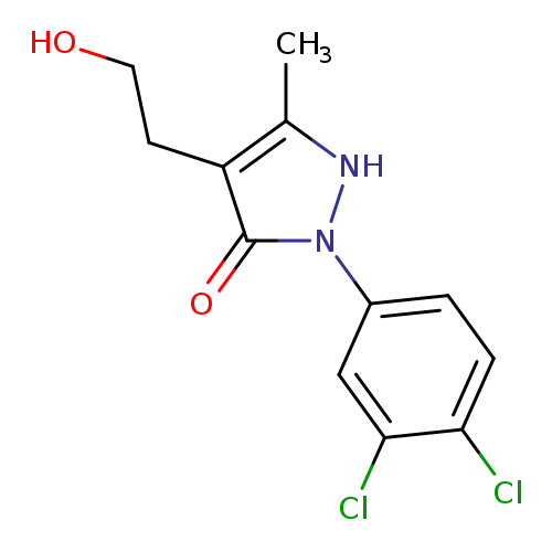 2-(3,4-dichlorophenyl)-4-(2-hydroxyethyl)-5-methyl-2,3-dihydro-1H-pyrazol-3-one