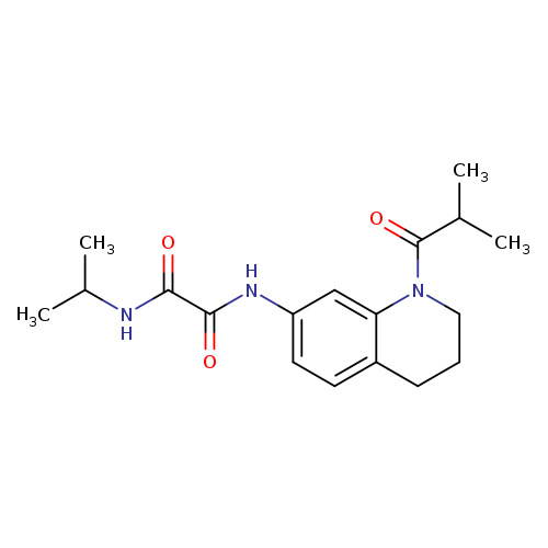 N'-[1-(2-methylpropanoyl)-1,2,3,4-tetrahydroquinolin-7-yl]-N-(propan-2-yl)ethanediamide