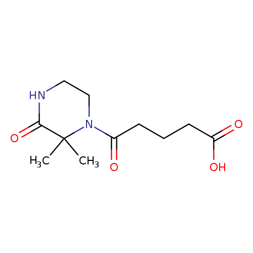5-(2,2-Dimethyl-3-oxopiperazin-1-yl)-5-oxopentanoic acid