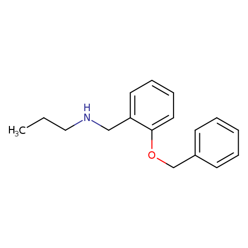 {[2-(benzyloxy)phenyl]methyl}(propyl)amine