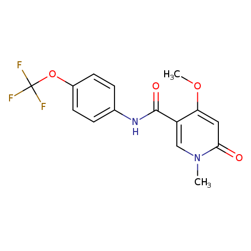 4-methoxy-1-methyl-6-oxo-N-[4-(trifluoromethoxy)phenyl]-1,6-dihydropyridine-3-carboxamide