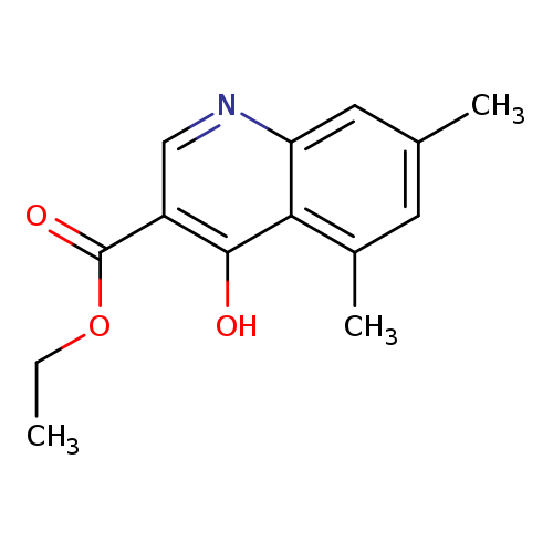 4-HYDROXY-5,7-DIMETHYL-QUINOLINE-3-CARBOXYLIC ACID ETHYL ESTER