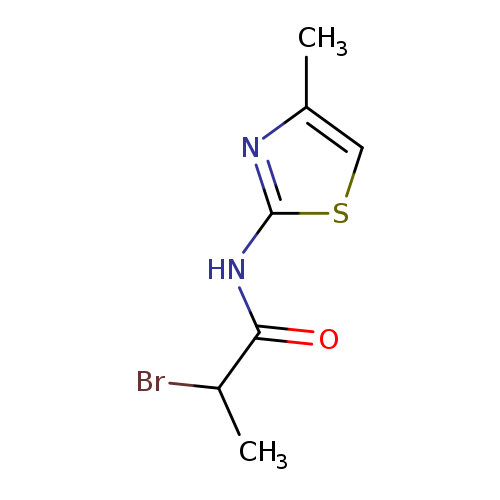2-BROMO-N-(4-METHYL-1,3-THIAZOL-2-YL)PROPANAMIDE