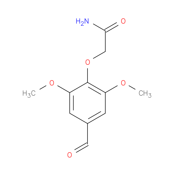 2-(4-formyl-2,6-dimethoxyphenoxy)acetamide
