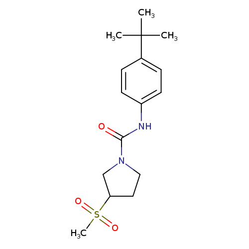 N-(4-tert-butylphenyl)-3-methanesulfonylpyrrolidine-1-carboxamide