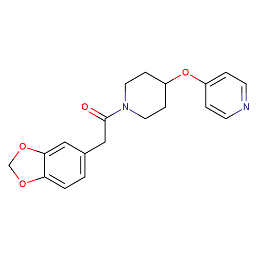 2-(2H-1,3-benzodioxol-5-yl)-1-[4-(pyridin-4-yloxy)piperidin-1-yl]ethan-1-one