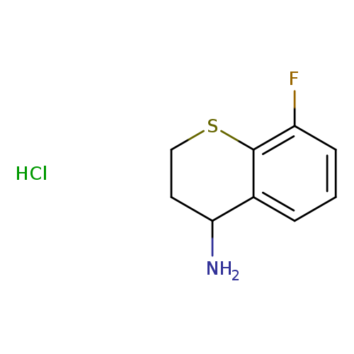 8-FLUORO-3,4-DIHYDRO-2H-1-BENZOTHIOPYRAN-4-AMINE HYDROCHLORIDE