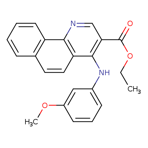 ethyl 4-(3-methoxyanilino)benzo[h]quinoline-3-carboxylate