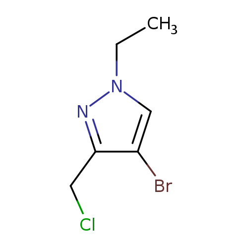4-bromo-3-(chloromethyl)-1-ethyl-1H-pyrazole
