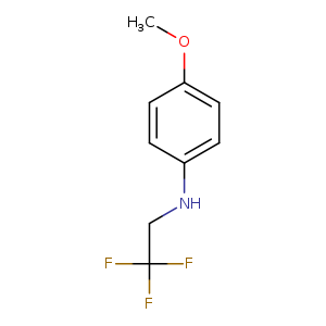 4-METHOXY-N-(2,2,2-TRIFLUOROETHYL)ANILINE