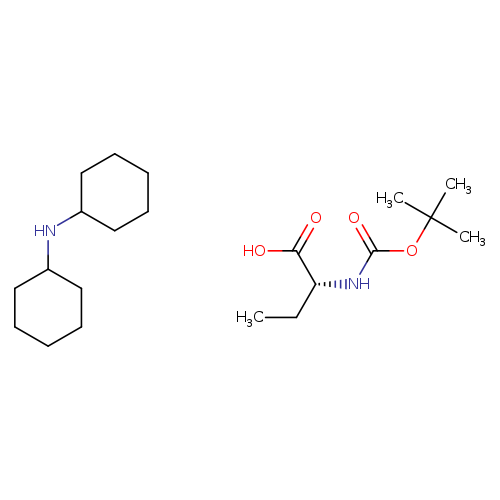Butanoic acid, 2-[[(1,1-dimethylethoxy)carbonyl]amino]-, (R)-, compd. with N-cyclohexylcyclohexanamine (1:1) (9CI)