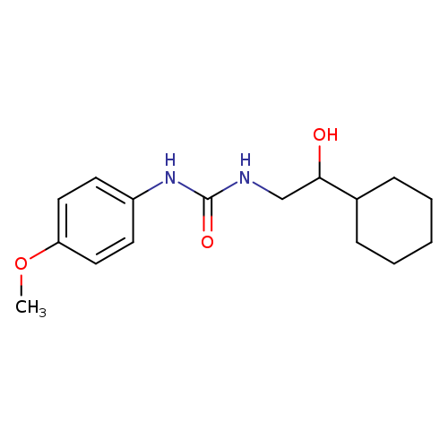 1-(2-cyclohexyl-2-hydroxyethyl)-3-(4-methoxyphenyl)urea