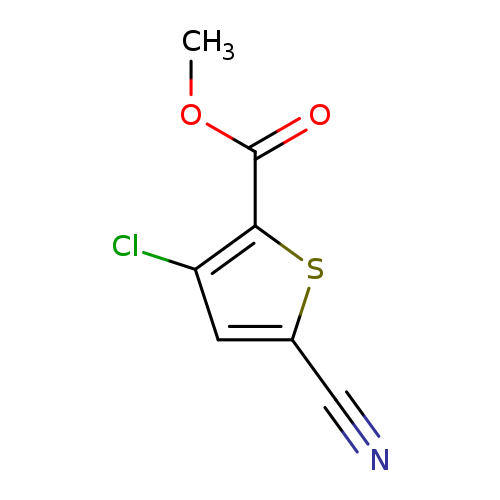 methyl3-chloro-5-cyanothiophene-2-carboxylate