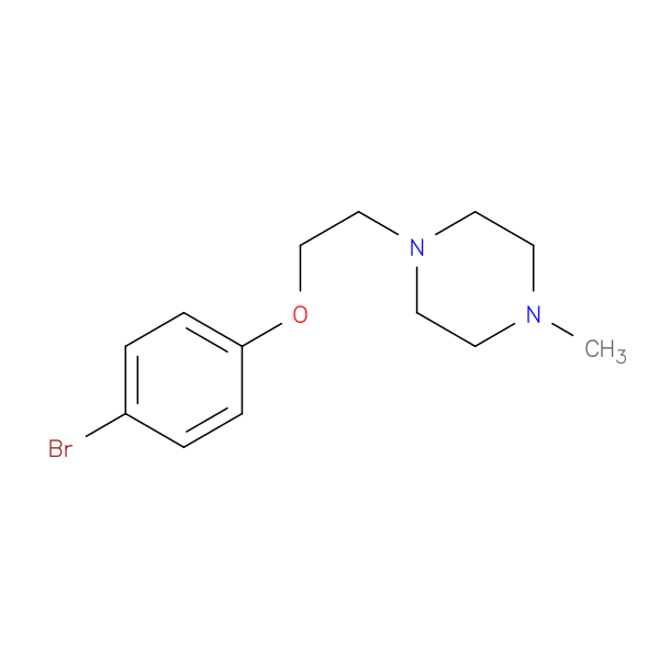1-[2-(4-bromophenoxy)ethyl]-4-methylpiperazine