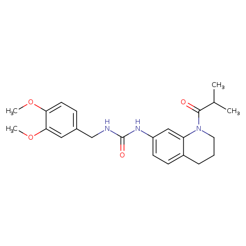 1-[(3,4-dimethoxyphenyl)methyl]-3-[1-(2-methylpropanoyl)-1,2,3,4-tetrahydroquinolin-7-yl]urea