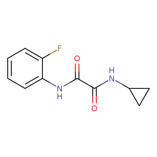 N-cyclopropyl-N'-(2-fluorophenyl)ethanediamide
