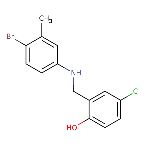 2-[(4-Bromo-3-methylanilino)methyl]-4-chlorobenzenol