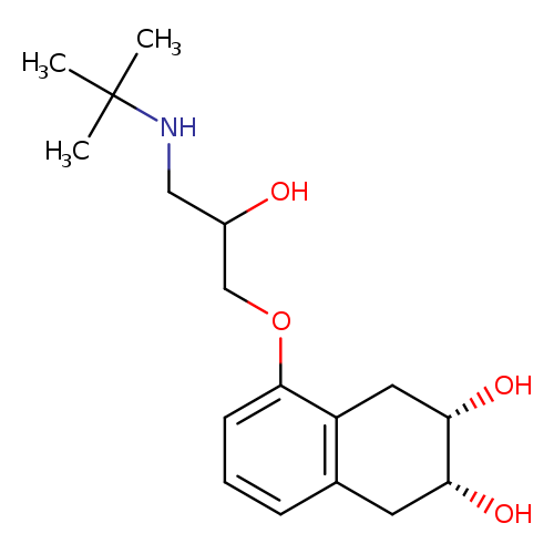 (2R,3S)-5-[3-(tert-butylamino)-2-hydroxypropoxy]-1,2,3,4-tetrahydronaphthalene-2,3-diol