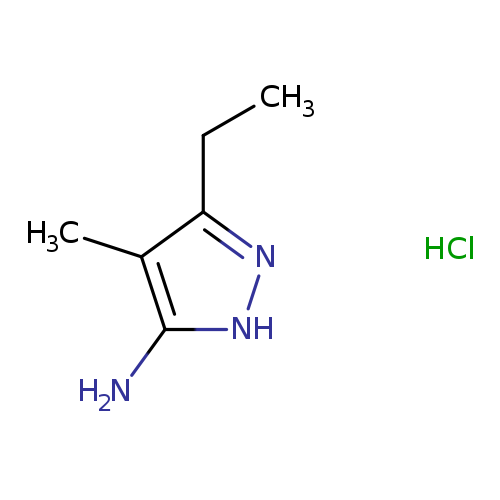 3-ethyl-4-methyl-1H-pyrazol-5-amine hydrochloride