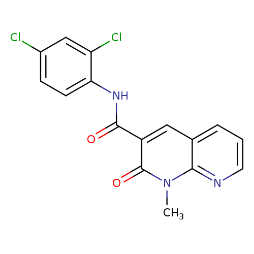N-(2,4-dichlorophenyl)-1-methyl-2-oxo-1,2-dihydro-1,8-naphthyridine-3-carboxamide