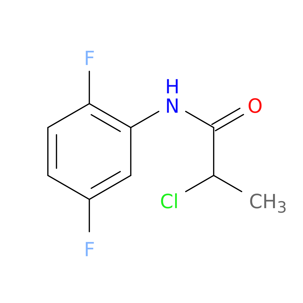 2-chloro-N-(2,5-difluorophenyl)propanamide