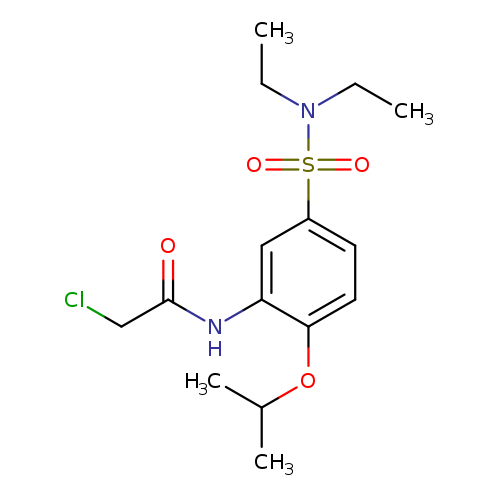 2-chloro-N-[5-(diethylsulfamoyl)-2-(propan-2-yloxy)phenyl]acetamide