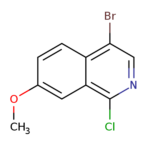 4-bromo-1-chloro-7-methoxyisoquinoline