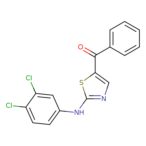 5-benzoyl-N-(3,4-dichlorophenyl)-1,3-thiazol-2-amine
