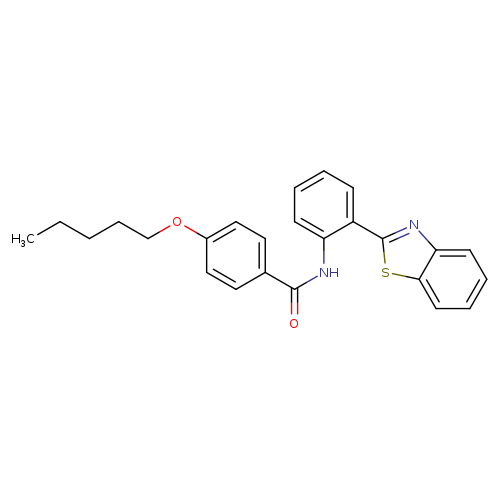 N-[2-(1,3-benzothiazol-2-yl)phenyl]-4-(pentyloxy)benzamide
