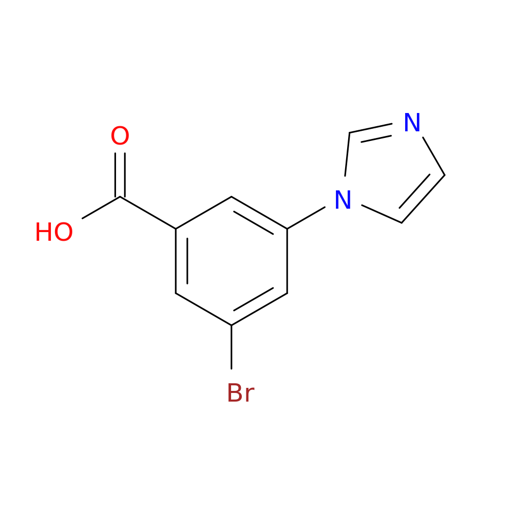 3-Bromo-5-(imidazol-1-yl)benzoic acid