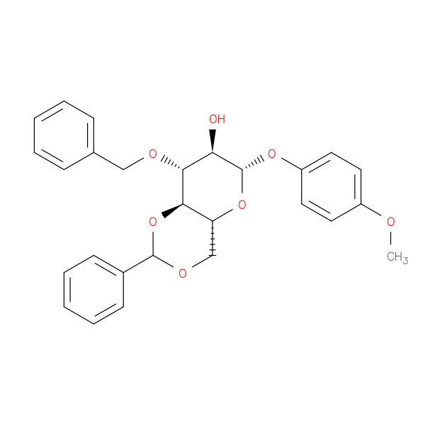 (4aR,6S,7R,8R,8aR)-8-(benzyloxy)-6-(4-methoxyphenoxy)-2-phenylhexahydropyrano[3,2-d][1,3]dioxin-7-ol
