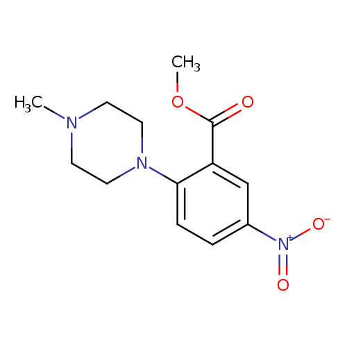 methyl 2-(4-methylpiperazin-1-yl)-5-nitrobenzoate