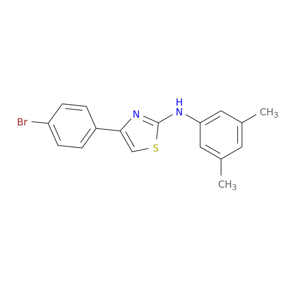 4-(4-bromophenyl)-N-(3,5-dimethylphenyl)-1,3-thiazol-2-amine