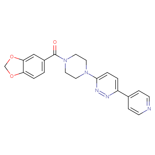 3-[4-(2H-1,3-benzodioxole-5-carbonyl)piperazin-1-yl]-6-(pyridin-4-yl)pyridazine