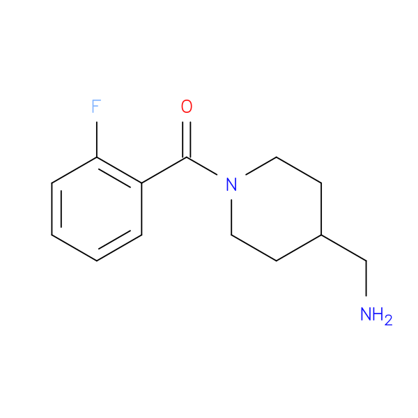 [4-(AMINOMETHYL)PIPERIDIN-1-YL](2-FLUOROPHENYL)METHANONE