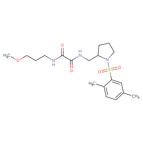 N'-{[1-(2,5-dimethylbenzenesulfonyl)pyrrolidin-2-yl]methyl}-N-(3-methoxypropyl)ethanediamide
